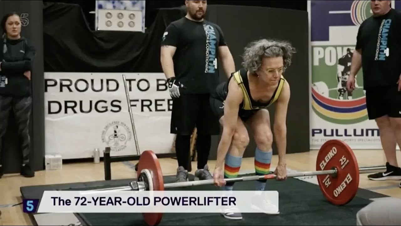 72-year-old female powerlifter Dr Catherine Walter — Struggling with exercise?
